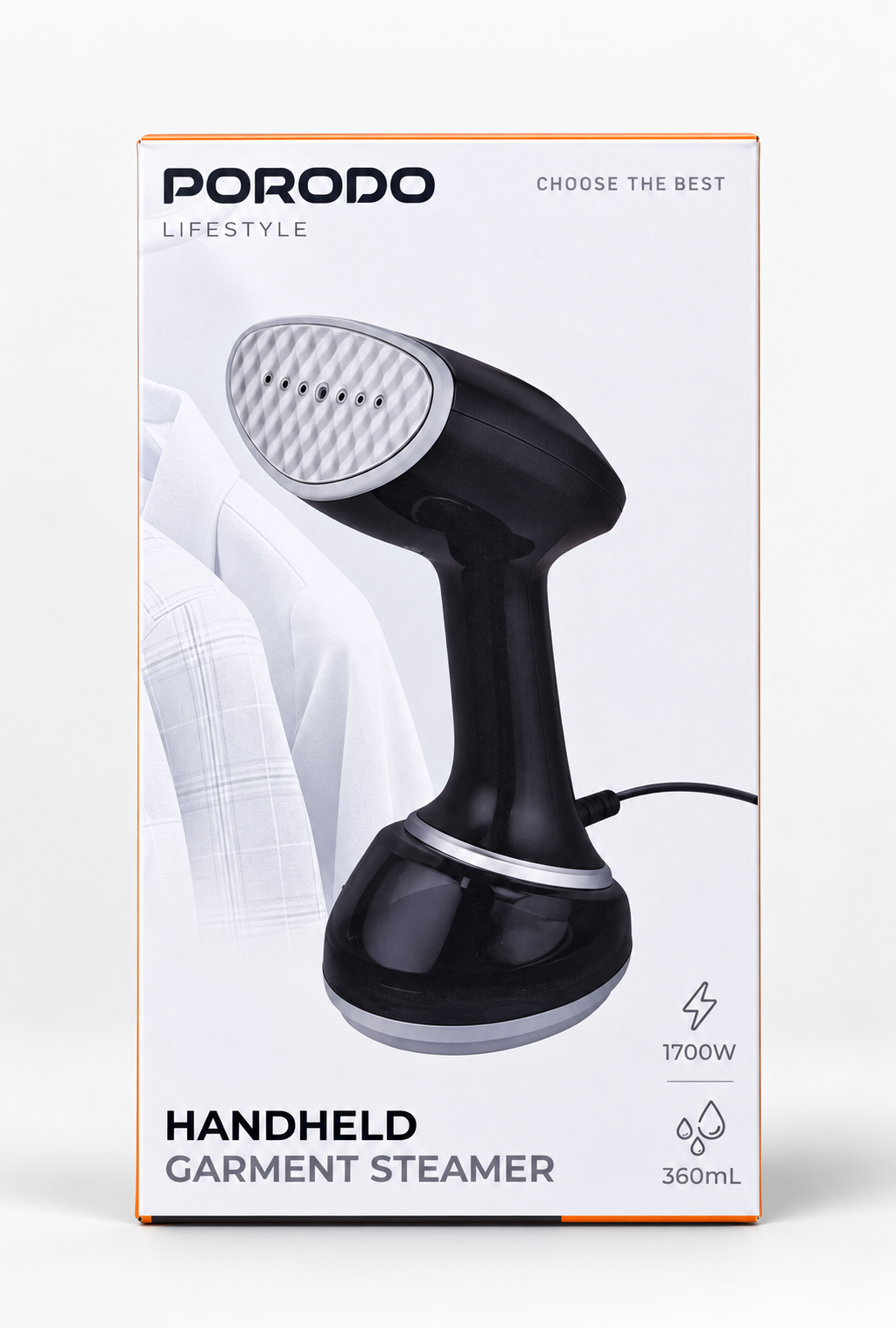 Porodo 1700W Handheld Garment Steamer