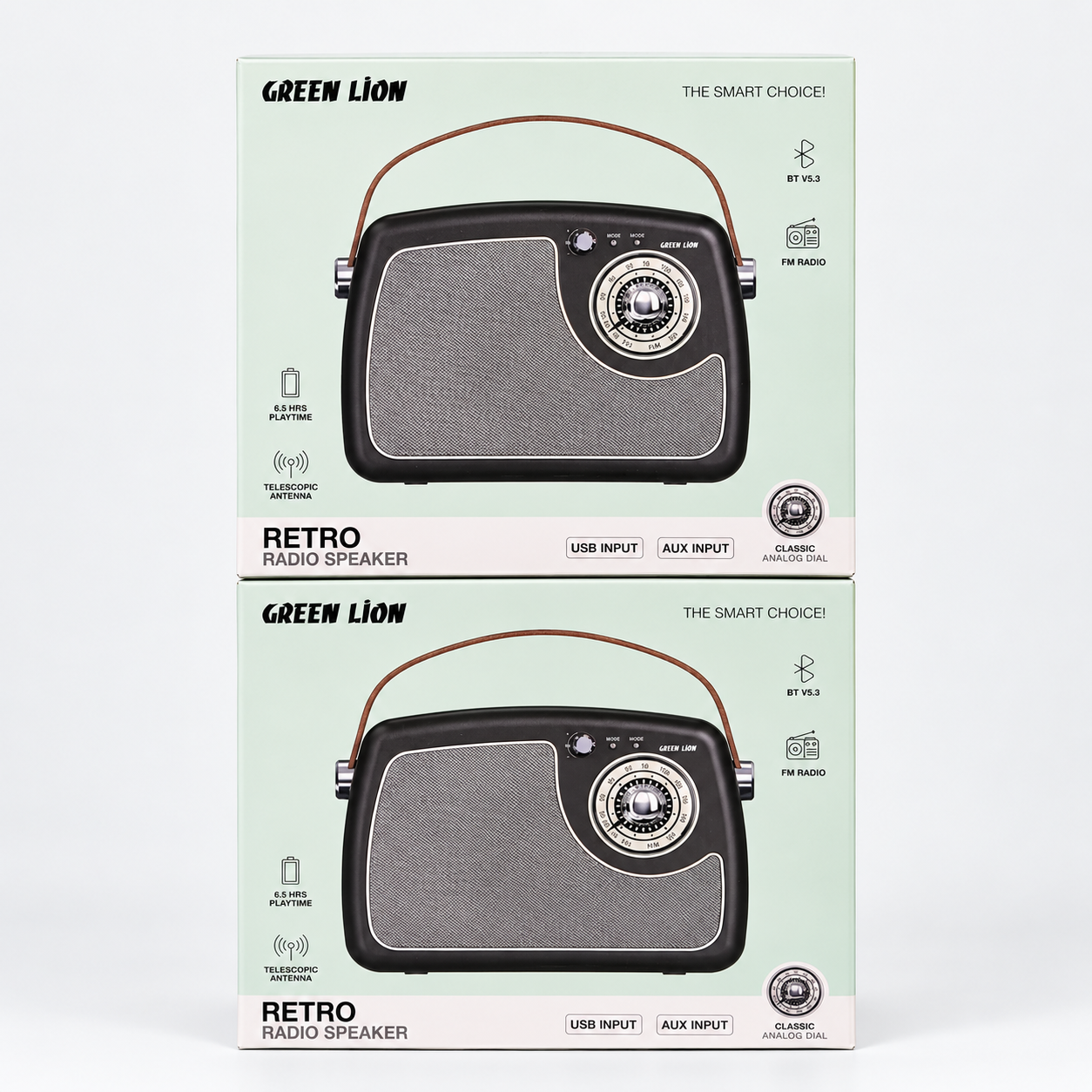 Green Lion Retro Radio Bluetooth Speaker