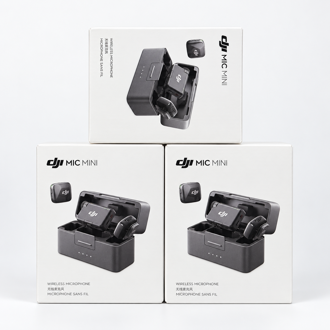 DJI Mic Mini Wireless Microphone (2 TX + 1 RX + Charging Case)