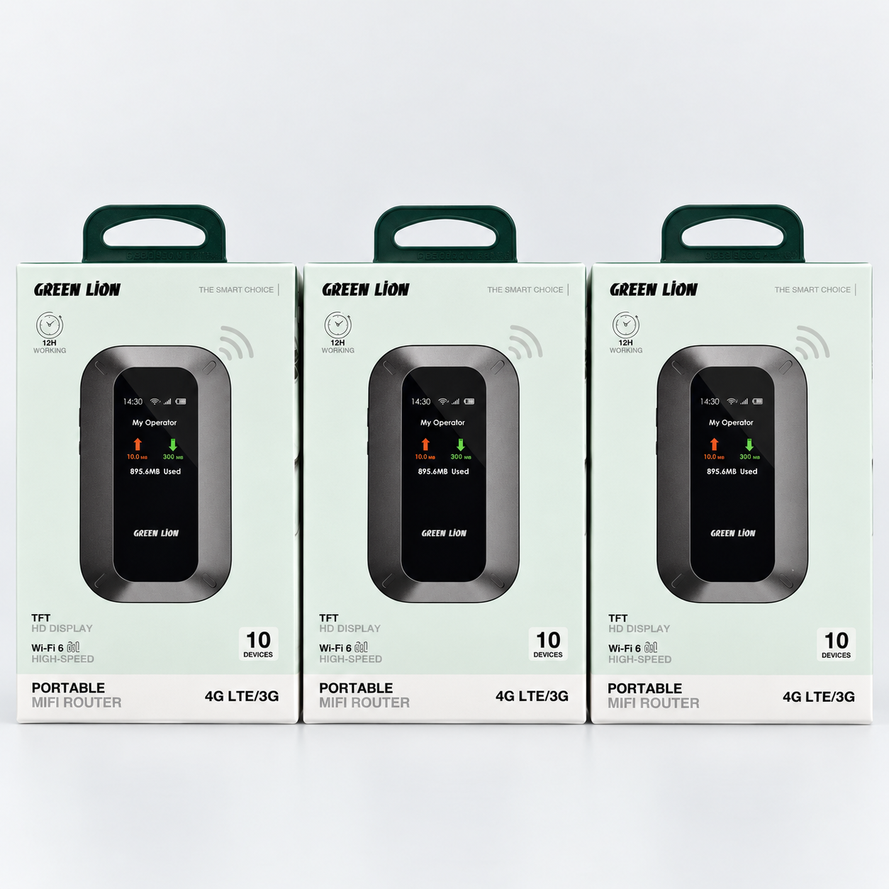 Green Lion Portable MiFi Router with Screen