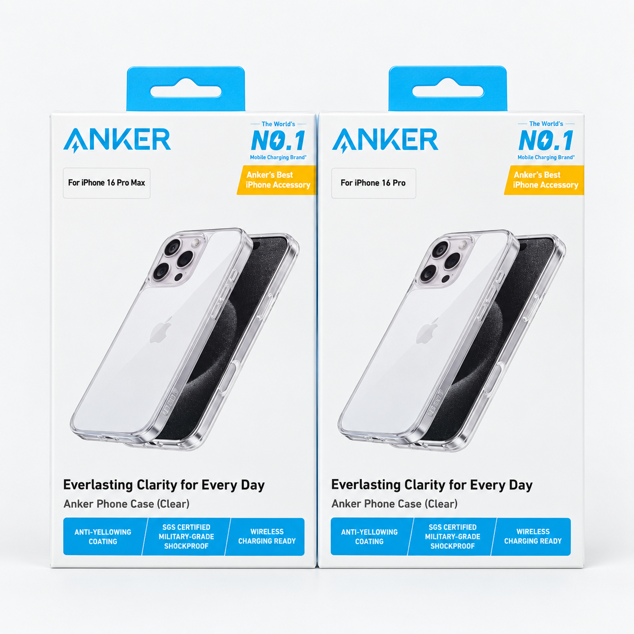 Anker MagGo Magnetic Clear Case for iPhone 16 Pro / Pro Max