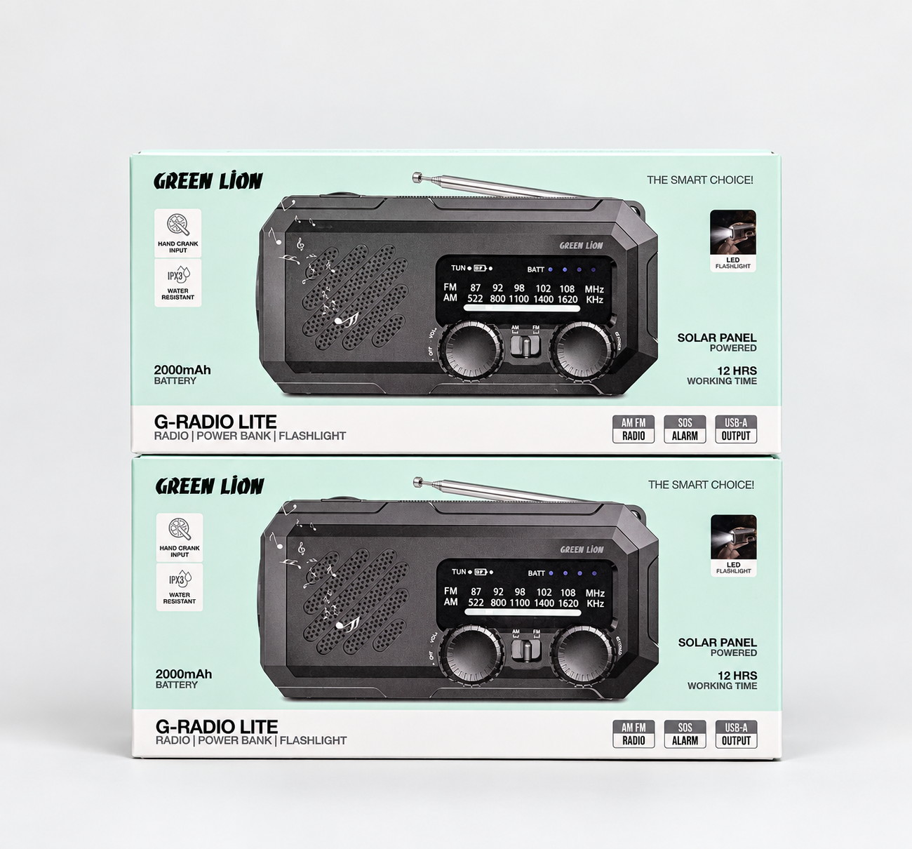 Green Lion G-Radio Lite Emergency Radio with Power Bank
