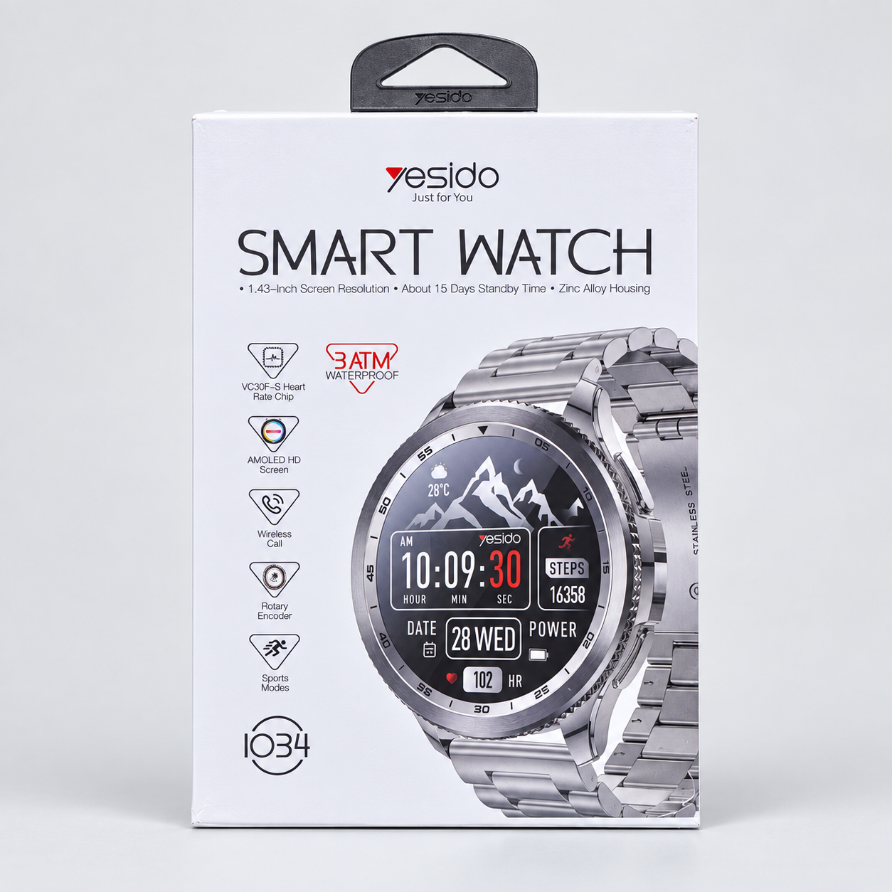 Yesido IO34 AMOLED Smart Watch