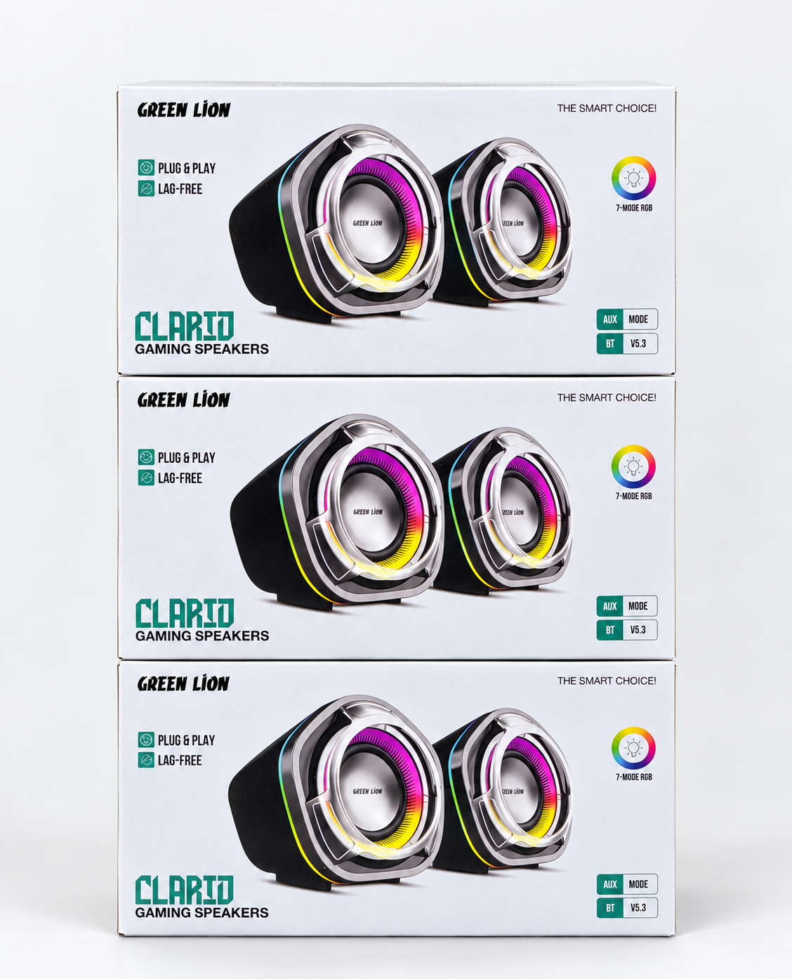 Green Lion Clario RGB Gaming Speakers