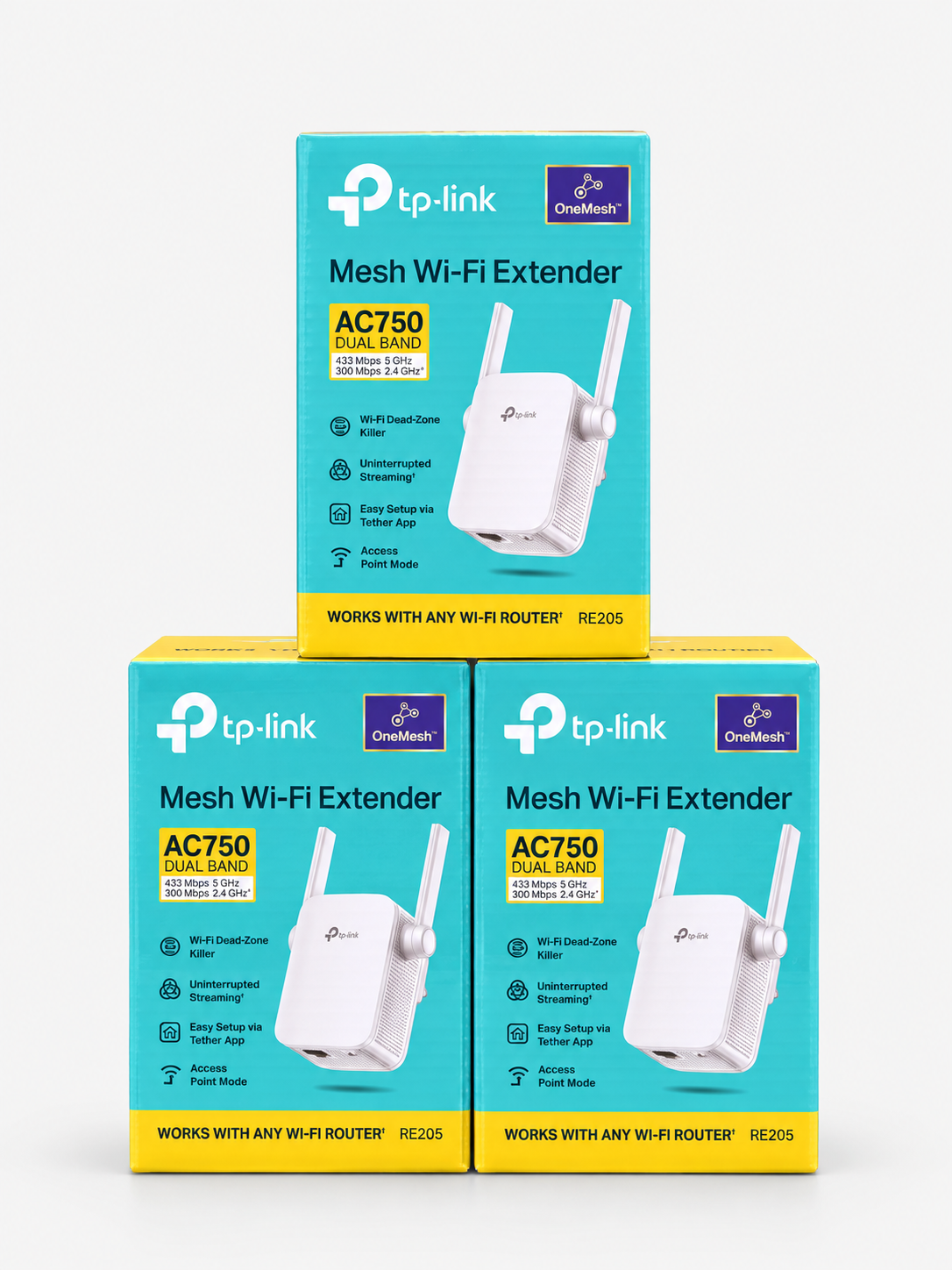 TP-Link RE205 AC750 Mesh Wi-Fi Range Extender