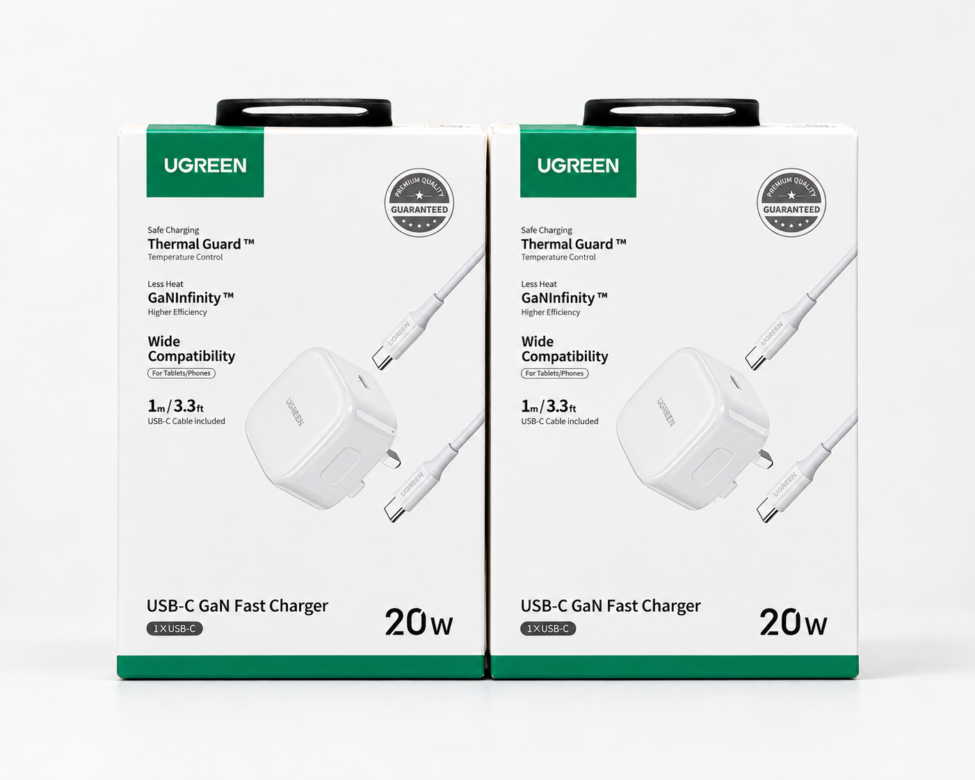 UGREEN 20W USB-C PD Charger with 1m Cable